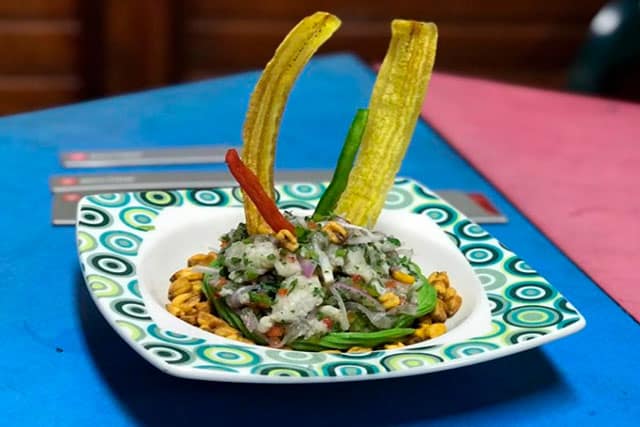 ceviche de pintadillo