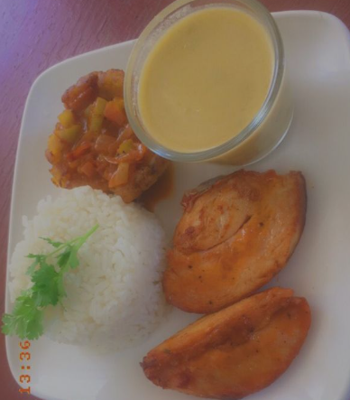 Crema de Guandú con Coco