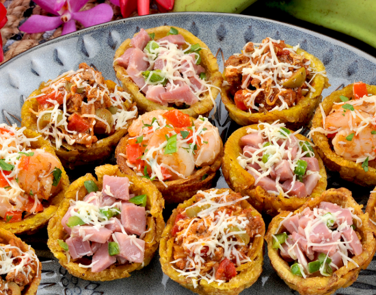 Relleno de Cangrejo con Plátano