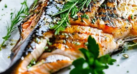 Trucha al Horno con Hierbas del Huila