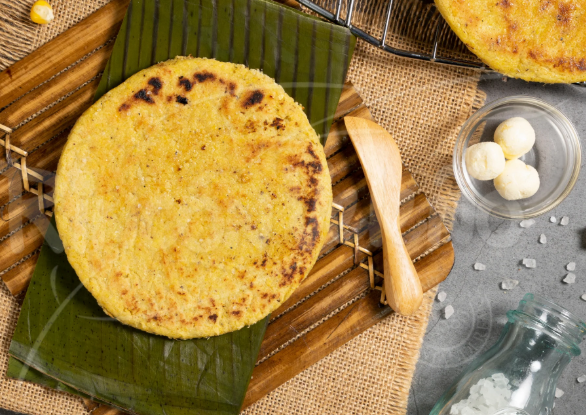 Arepa Santandereana de Maíz Pelado